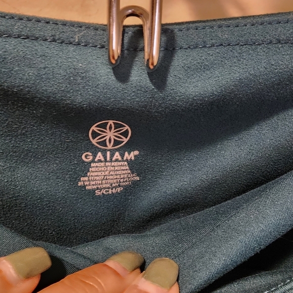 GAIAM Women's Green Ankle length Leggins size S - Picture 2 of 9